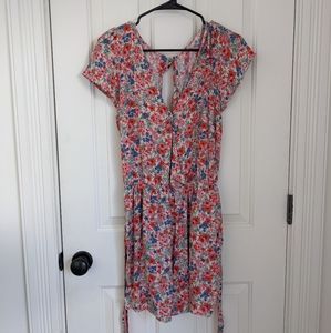 American Eagle Floral Romper